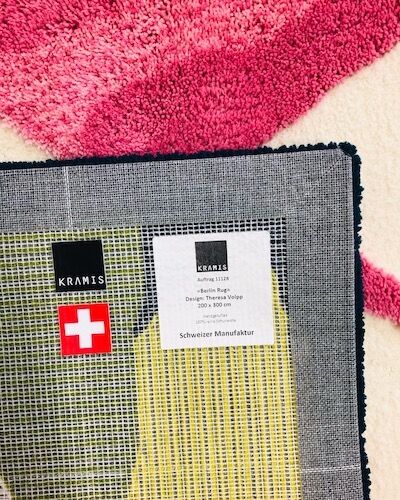 Detail Berlin Rug, 300 x 200 cm, wool and linen on canvas, 2021 (wall/ floor rug)