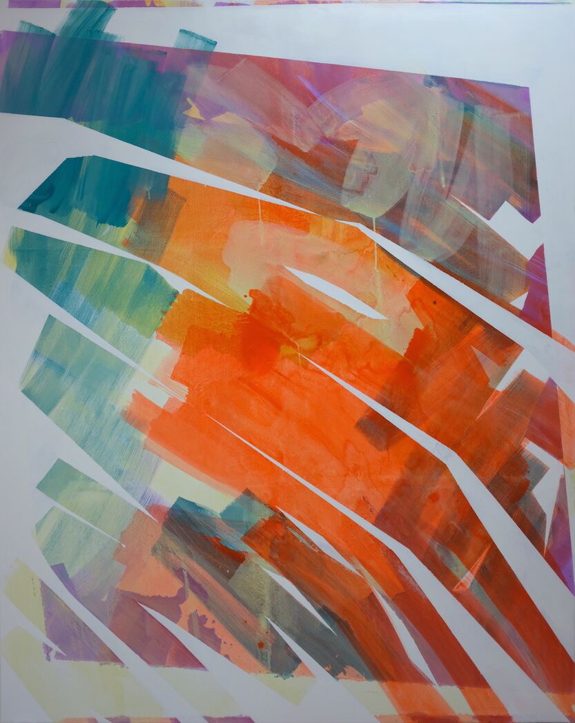 Hardbreak, 250 x 200 cm, lacquer on canvas, 2019