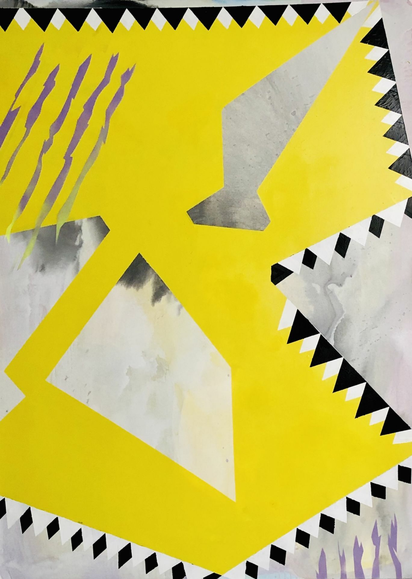 Kimberly, 190 x 140 cm, lacquer on canvas, 2019