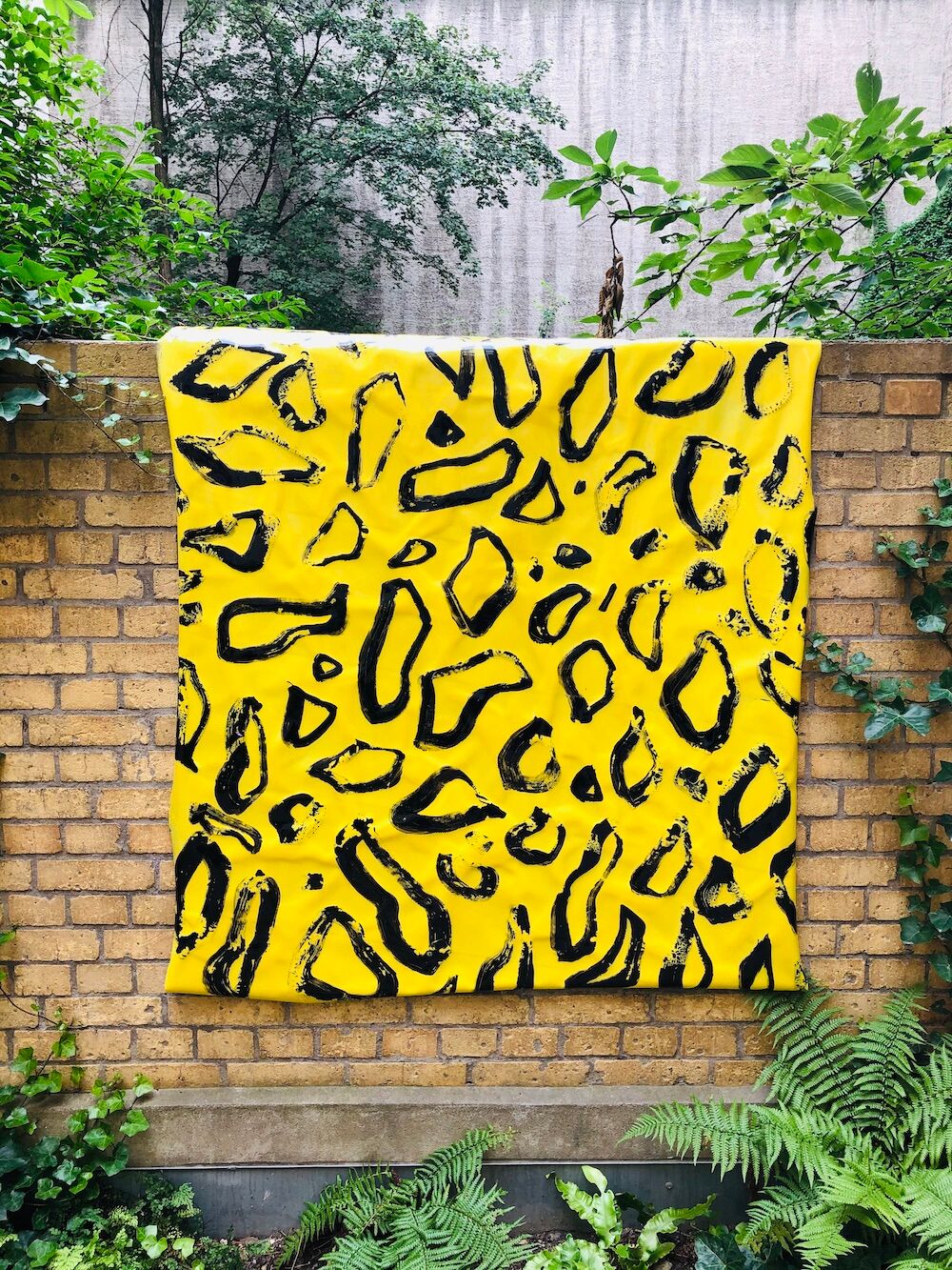 Lacquer on PVC Foil, ca.160 x 135 cm, 2020