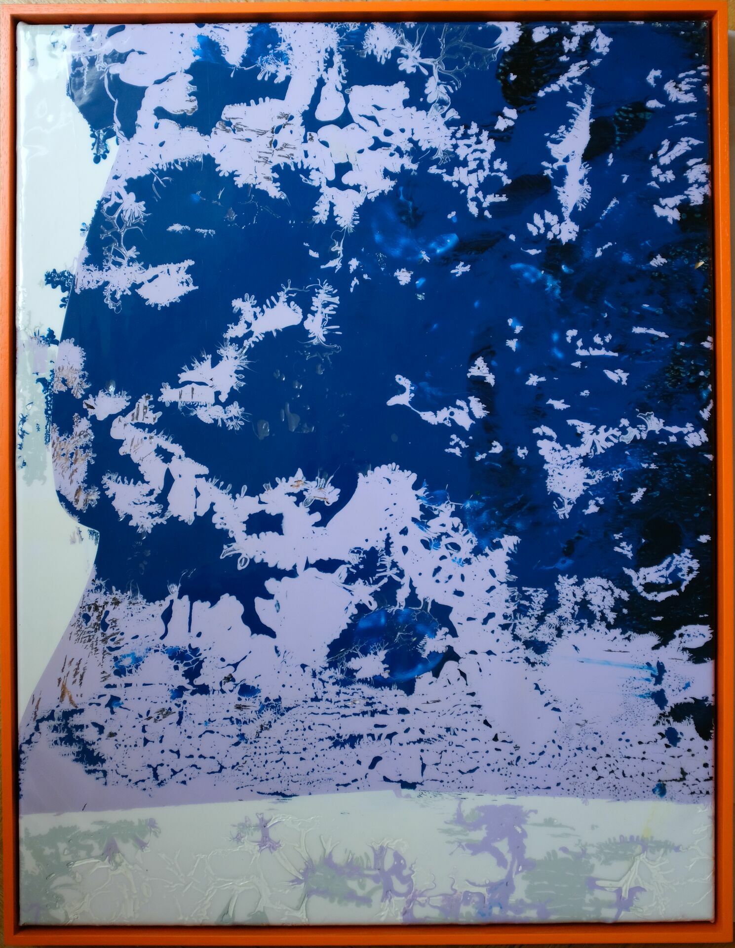 Bubble Tea, 60 x 50 cm, lacquer on PVC, 2017-2021 (framed)