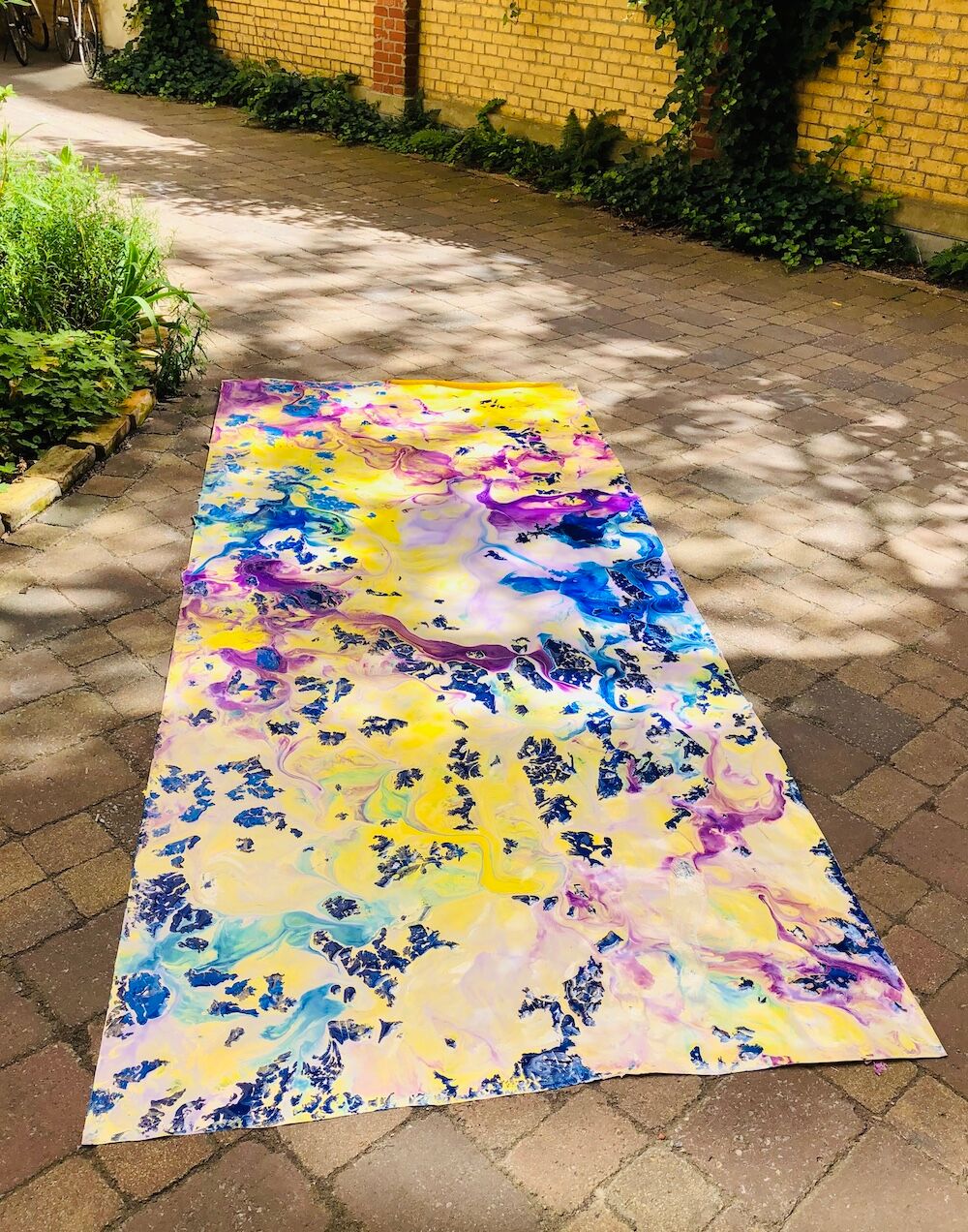 Lacquer on PVC Foil, ca.220 x 135 cm, 2020