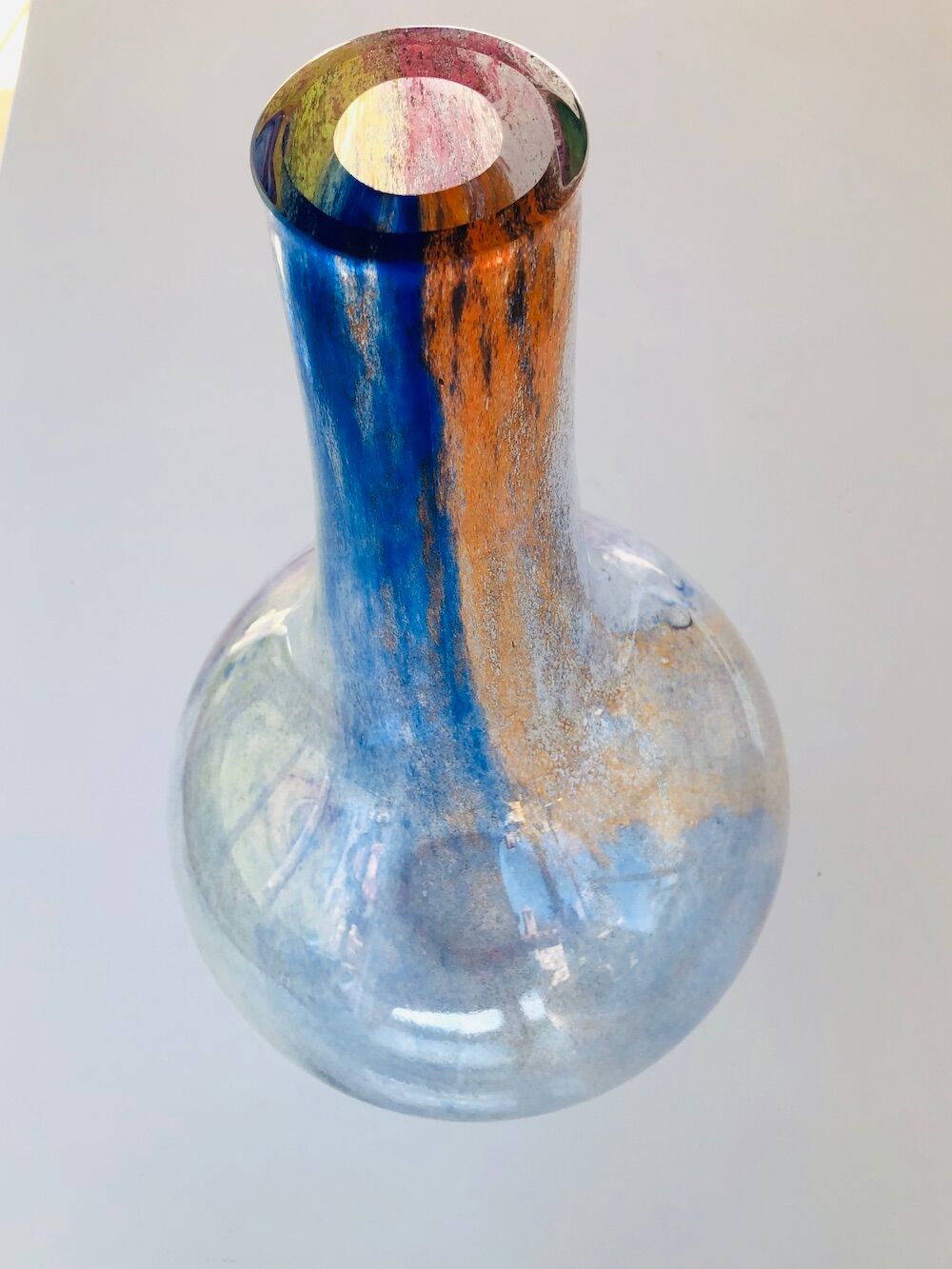 Painting Balloons, Edition of 12, ca. 60 x 30 cm, crystal glass, 2022 (ongoing)