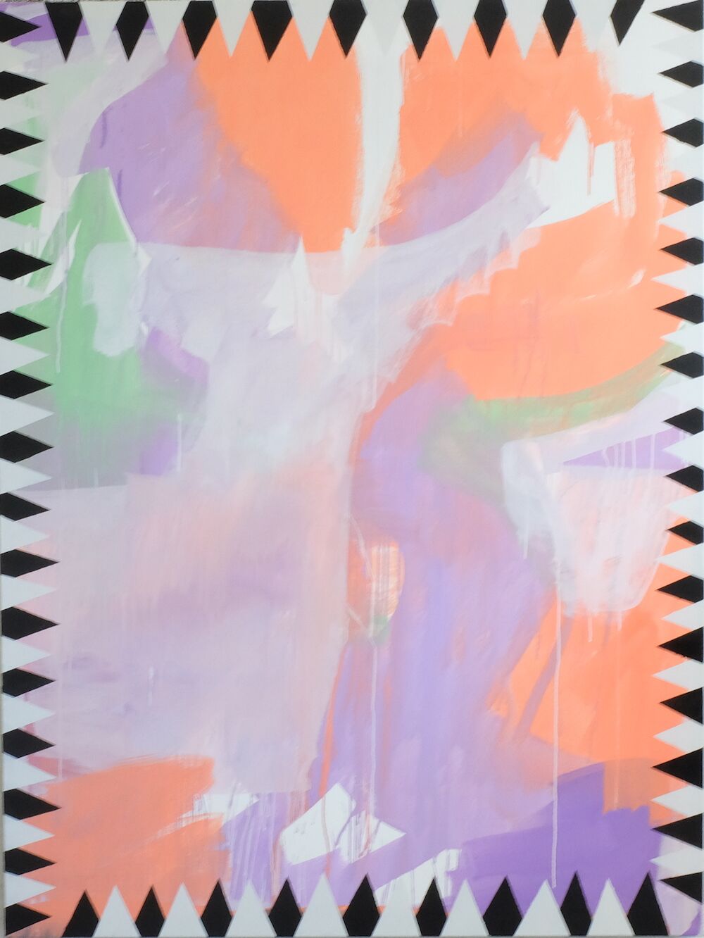 Good Fortune, 200 x 150 cm, lacquer on canvas, 2019